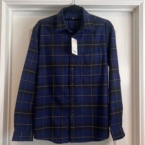 Uniqlo Flannel Checked Long Sleeve Shirt - Small